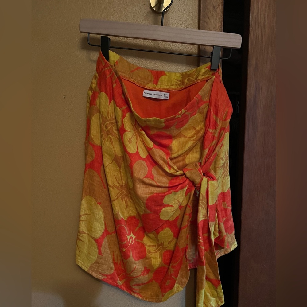 Faithfull the Brand wrap skirt